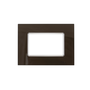 Placca Vetro Matix 3 Posti Testa di Moro - Design Elegante e Resistente per Ambienti Raffinati