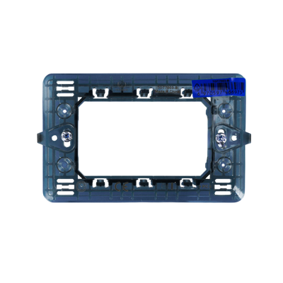 Supporto 3 Posti Matix Robusto in Tecnopolimero - Fissaggio Flessibile per Installazione Incasso - Compatibile Frutti e Placche Matix | Mapam