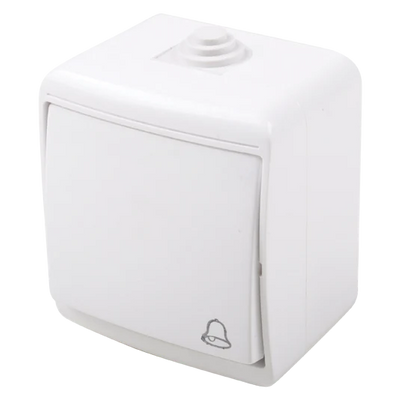 Pulsante Campanello Luminoso Impermeabile ELMARK Bianco