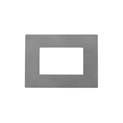Placca Elettrica Mapam Matix 3 Posti Grigio - Tecnopolimero Resistente, Design Moderno e Facile Installazione per Impianti Elettrici Interni di Qualità
