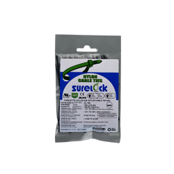 Fascette Nere Surelock 100Pz 104x2,5mm | Resistenti UV, Nylon 66 per Cablaggio Elettrico, Industriale e Domestico | Certificate UL CE RoHS