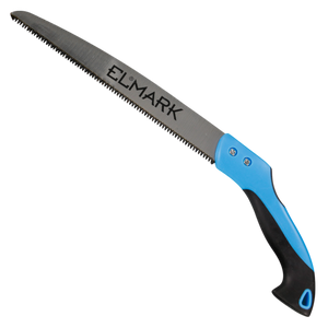 Sega da Potatura Elmark 210mm con Lama Acciaio Temprato e Denti a Impulsi - Impugnatura Ergonomica e Custodia Inclusa per Giardinaggio Professionale